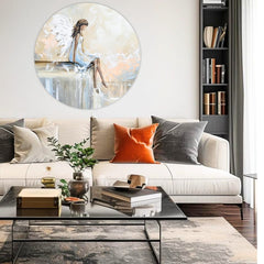 Okrogle slike z akrilom Angel's Rest | različne dimenzije