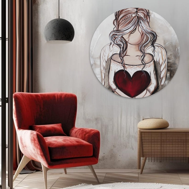 Okrogle slike z akrilom Darilo iz nebes | različne dimenzije