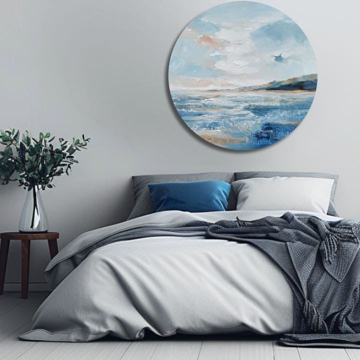 Okrogla poslikana slika Globine miru | različne dimenzije