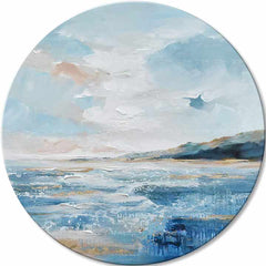 Okrogla poslikana slika Globine miru | različne dimenzije