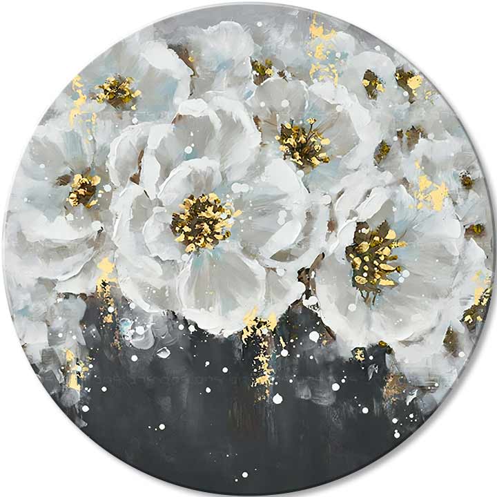 Okrogle slike z akrilom Večerni ples | različne dimenzije