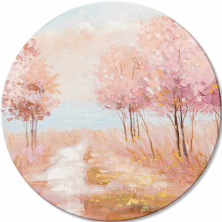 Okrogla naslikana slika Sanjsko življenje | različne dimenzije