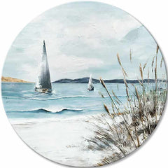 Okrogla poslikana slika Daljno obzorje | različne dimenzije