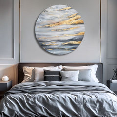 Okrogla poslikana slika Golden Sky | različne dimenzije