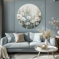 Okrogla poslikana slika Pomladna simfonija | različne dimenzije