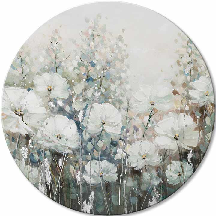 Okrogla poslikana slika Pomladna simfonija | različne dimenzije