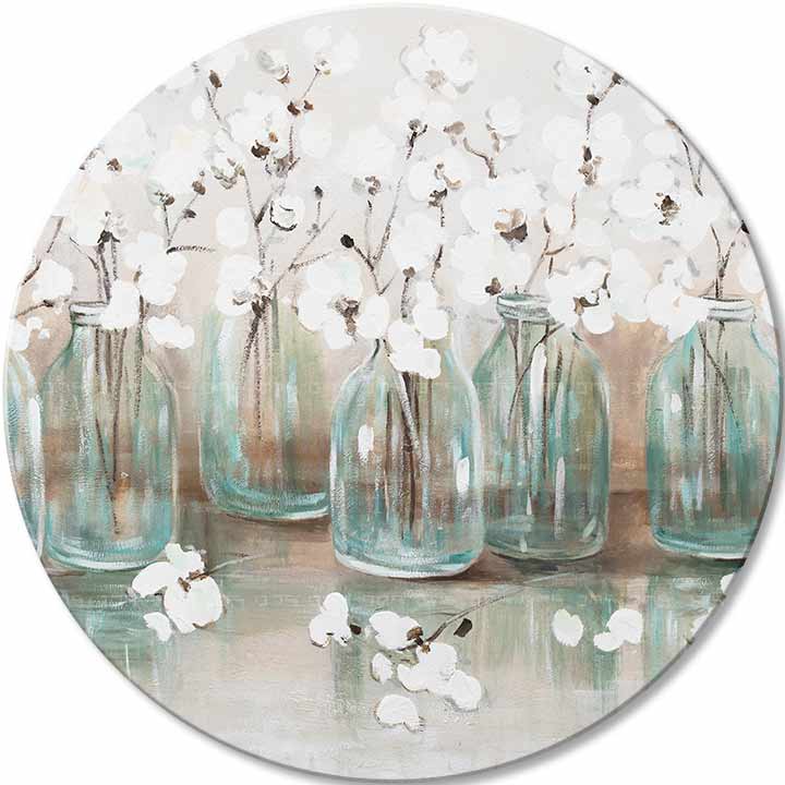 Okrogla poslikana slika najljubšega vonja | različne dimenzije