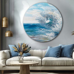 Okrogla poslikana slika Brezkompromisni element | različne dimenzije