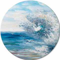 Okrogla poslikana slika Brezkompromisni element | različne dimenzije