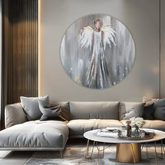 Okrogle slike z akrilom Tender Guardian | različne dimenzije