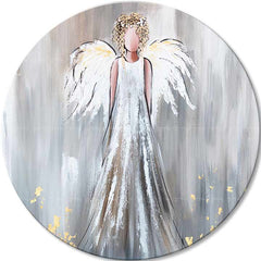 Okrogle slike z akrilom Tender Guardian | različne dimenzije