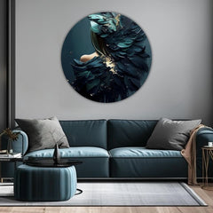 Okrogle slike z akrilom Angel Calling | različne dimenzije