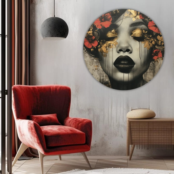 Okrogle slike z akrilom V kraljestvu sanj | različne dimenzije