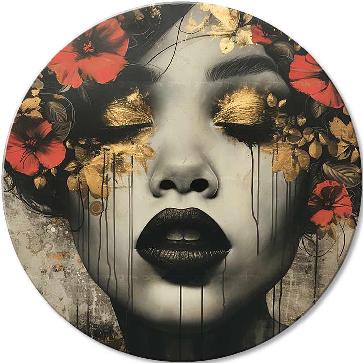 Okrogle slike z akrilom V kraljestvu sanj | različne dimenzije