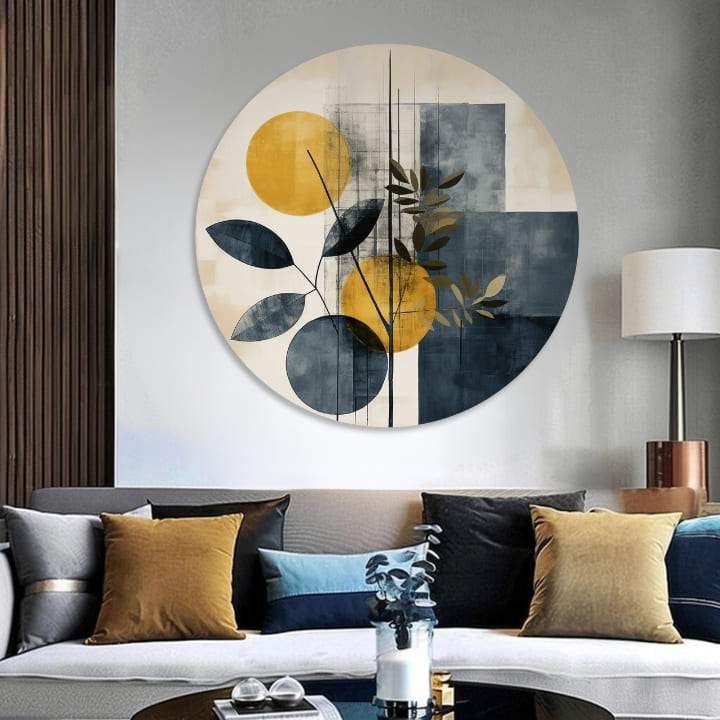 Okrogle slike z akrilom Neskončni dan | različne dimenzije