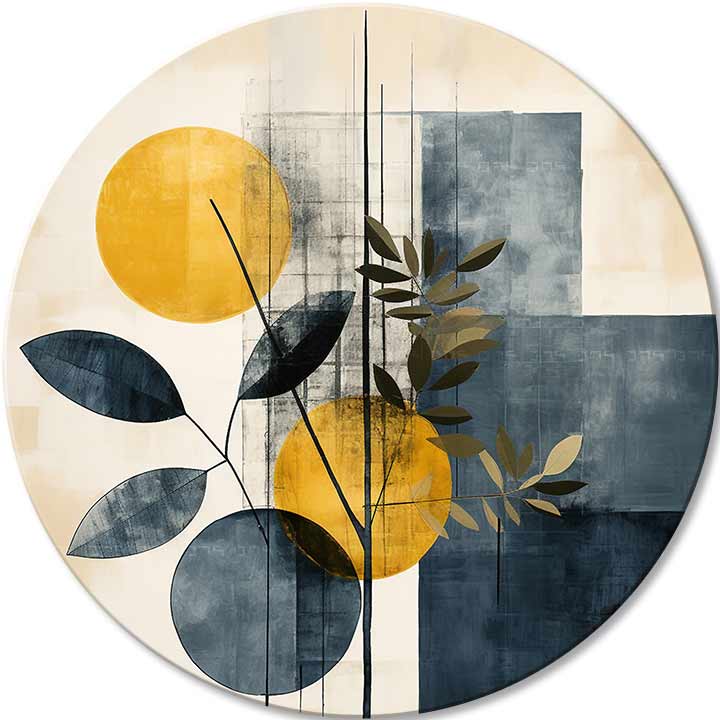 Okrogle slike z akrilom Neskončni dan | različne dimenzije