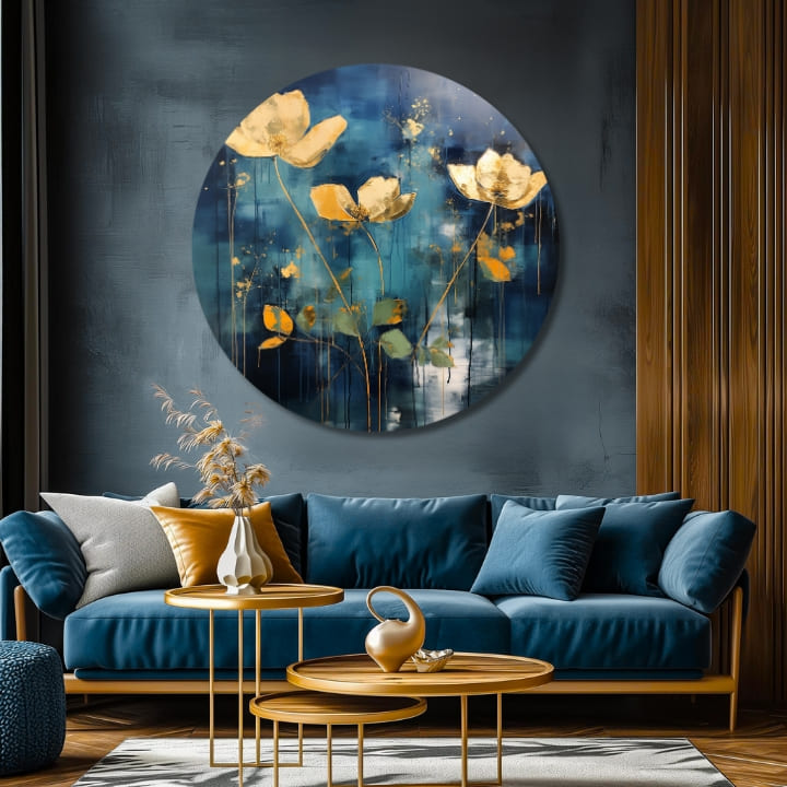 Okrogle slike z akrilom Dragoceno darilo | različne dimenzije