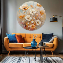 Okrogle slike z akrilom Brezskrbno življenje | različne dimenzije