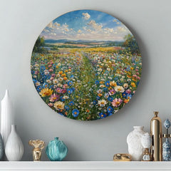 Okrogle slike z akrilom Vonj po cvetju