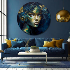 Okrogle slike z akrilom Zgodba o ljubezni | različne dimenzije