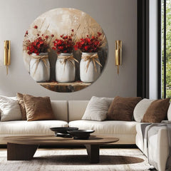 Okrogle slike z akrilom Tri sestre