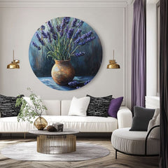 Okrogle slike z akrilom Darilo sivke