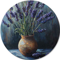 Okrogle slike z akrilom Darilo sivke