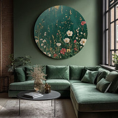 Okrogle slike z akrilom Večna lepota