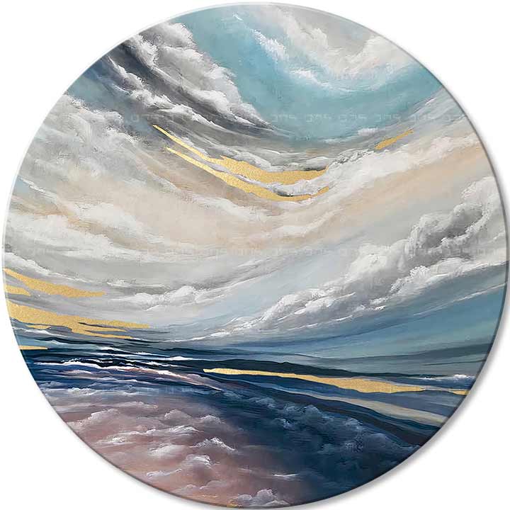 Okrogle slike z akrilom Nov začetek - slika 2