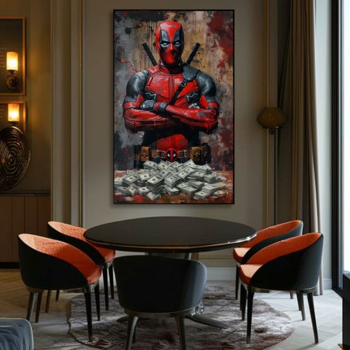 Deadpool: Denar in kaos Slika | Akrilne podrobnosti