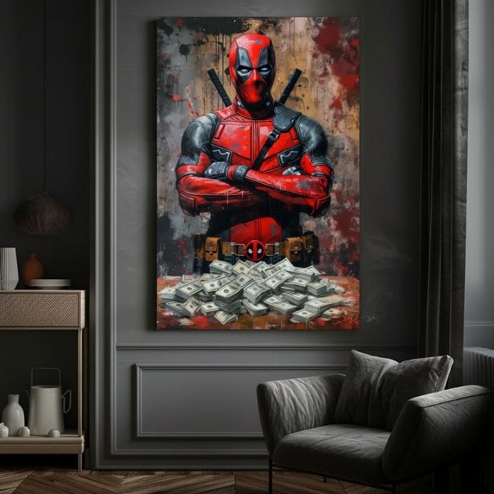 Deadpool: Denar in kaos Slika | Akrilne podrobnosti
