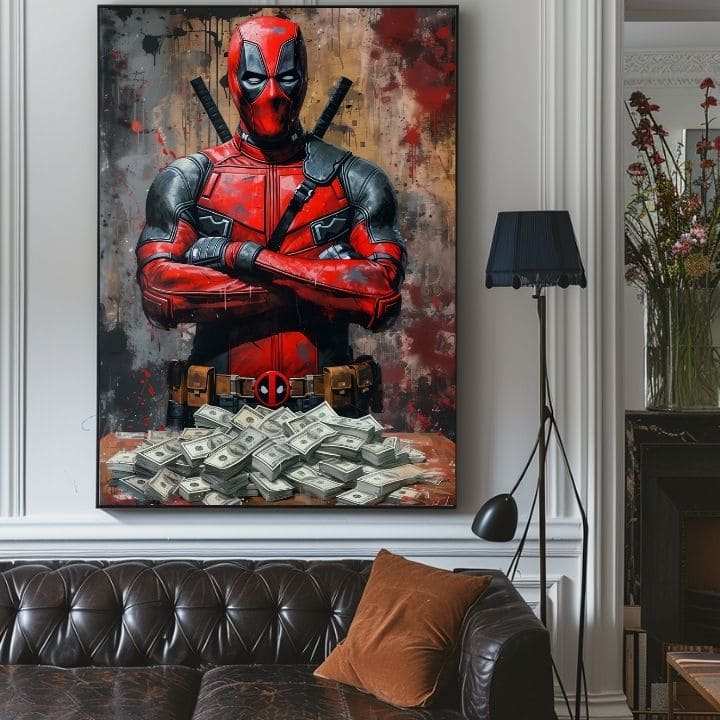 Deadpool: Denar in kaos Slika | Akrilne podrobnosti