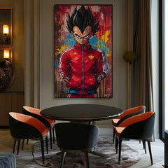 Slika SAIYAN: Moč bojevnika | dokončano z roko umetnika