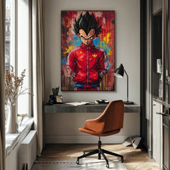 Slika SAIYAN: Moč bojevnika | dokončano z roko umetnika - slika 3