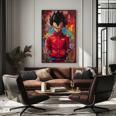 Slika SAIYAN: Moč bojevnika | dokončano z roko umetnika - slika 4