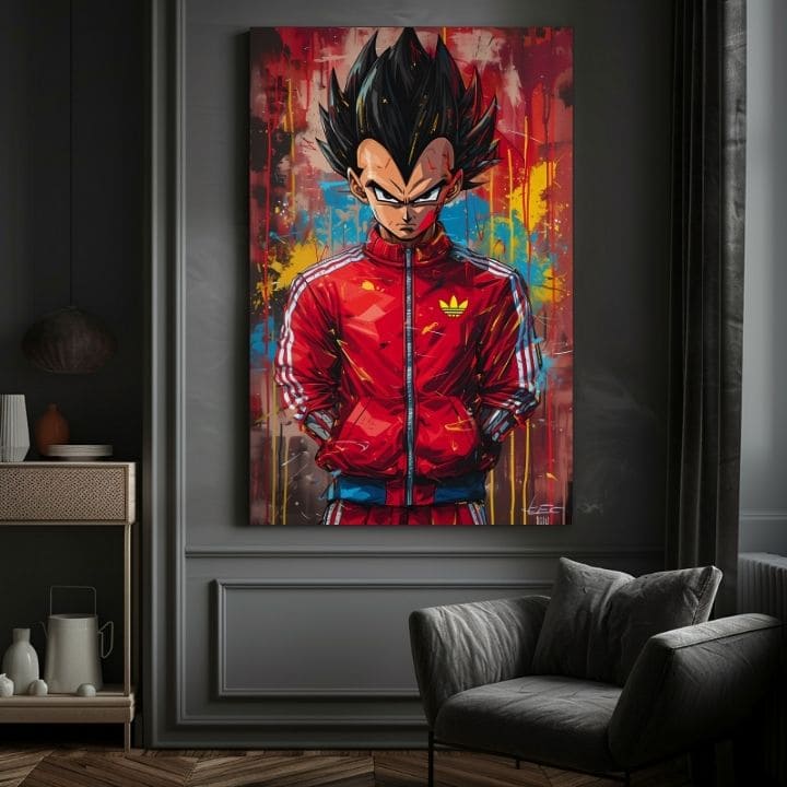 Saiyan: Bojevnikova moč, slika | Akrilne podrobnosti