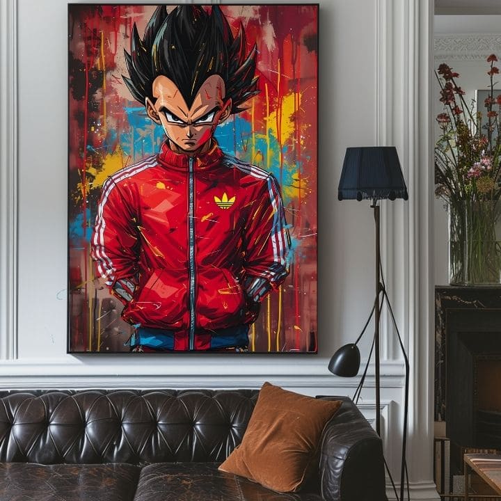 Saiyan: Bojevnikova moč, slika | Akrilne podrobnosti