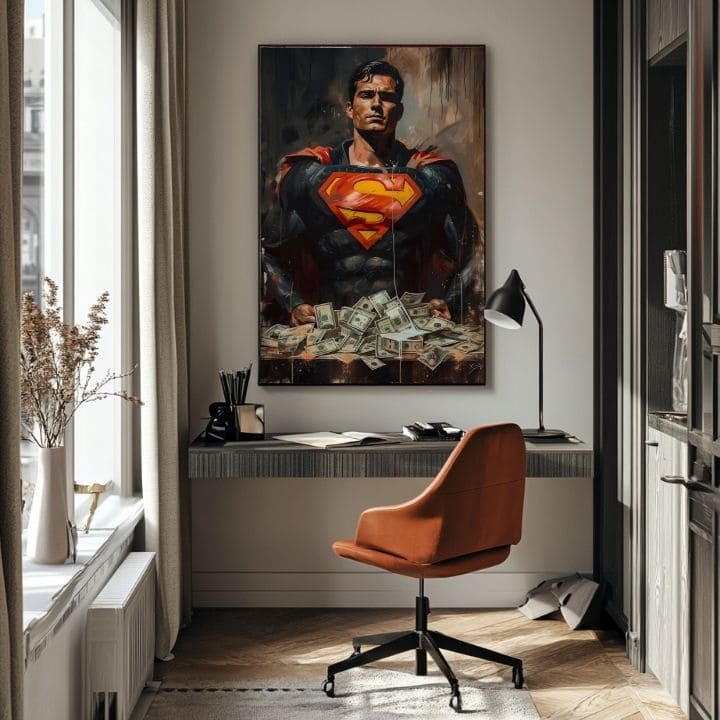 Superman: Money Man Slika | Akrilni detajli