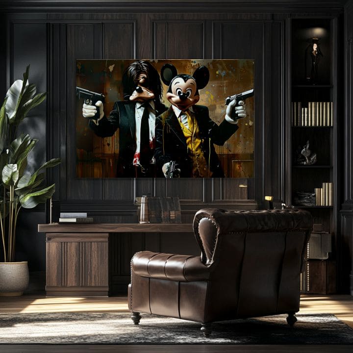 Slika MICKEY AND THE MOBSTER | Podrobnosti akrila