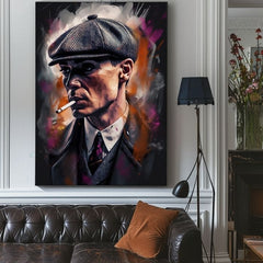 Tommy Shelby: Slika Kralj ulic | Akrilni detajli