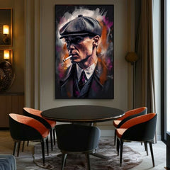 Tommy Shelby: Slika Kralj ulic | Akrilni detajli