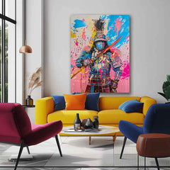 Slika SAMURAI SPIRIT na platnu | Podrobnosti akrila