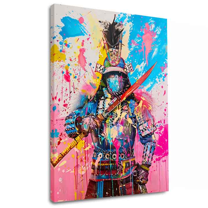Slika SAMURAI SPIRIT na platnu | Podrobnosti akrila