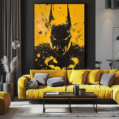 Slika DARK KNIGHT na platnu | Podrobnosti akrila