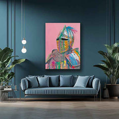 Slika VIVID KNIGHT na platnu | Podrobnosti akrila