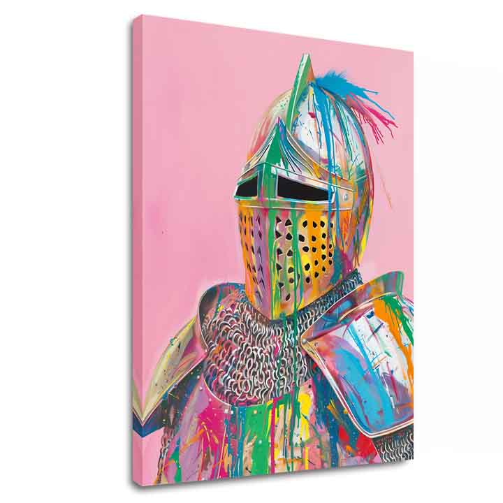 Slika VIVID KNIGHT na platnu | Podrobnosti akrila