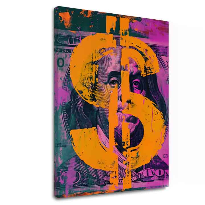 Slika MONEY BENJAMIN na platnu | Podrobnosti akrila