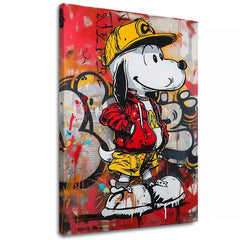 Slika COOL SNOOPY na platnu | Podrobnosti akrila