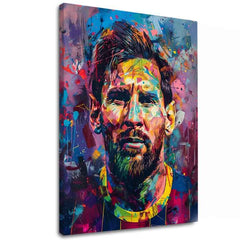 Slika MESSI VIBES na platnu | Podrobnosti akrila