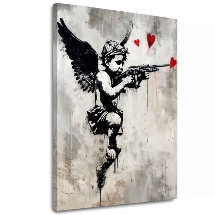 Slika LOVE HUNTER na platnu | Podrobnosti akrila